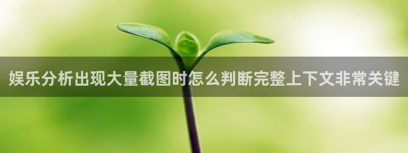 暗黑吃瓜:娱乐分析出现大量截图时怎么判断完整上下文非常关键